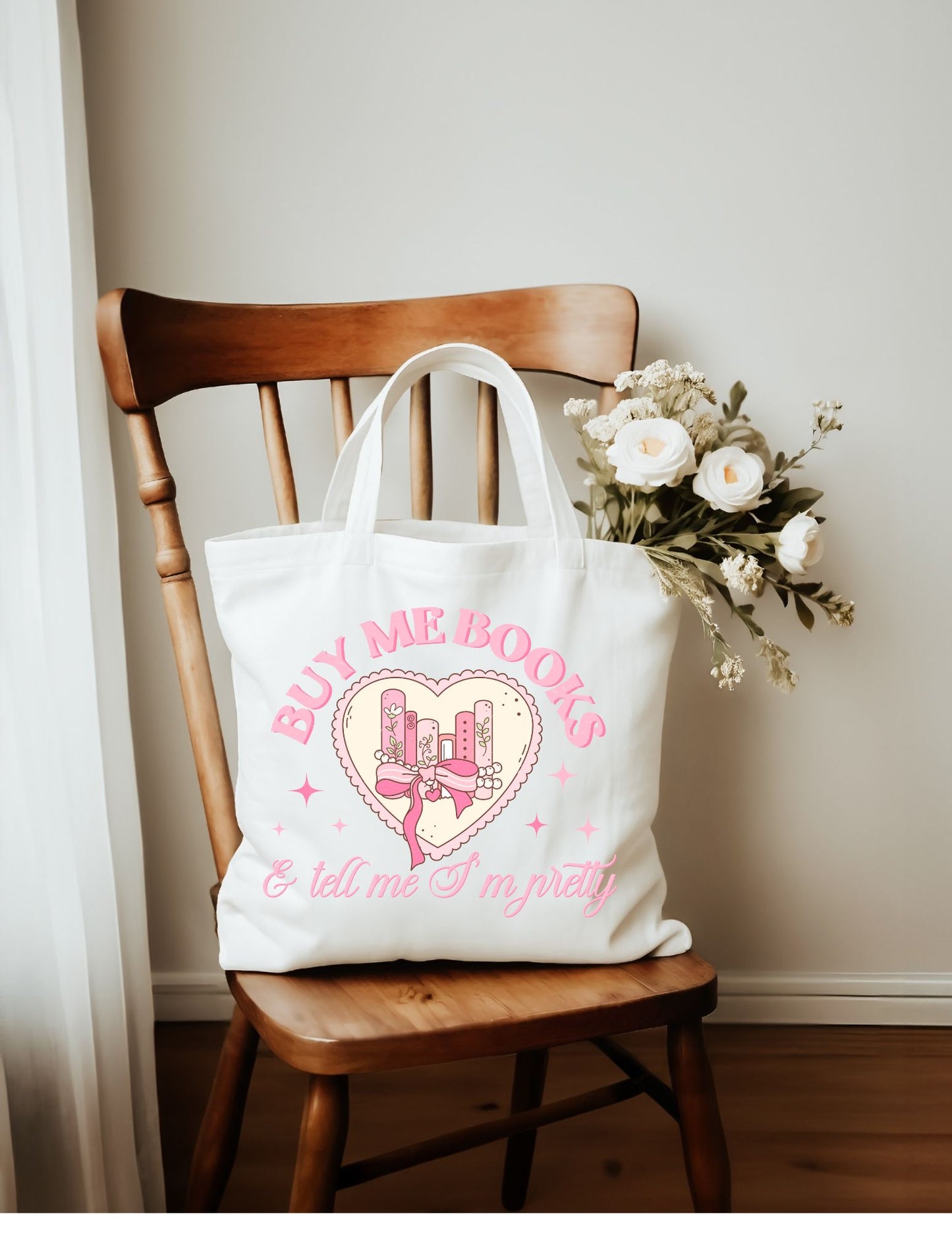 Buy Me Books Canvas Tote Bag