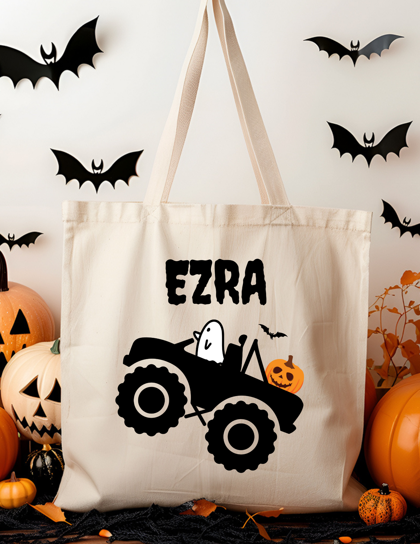 Personalized Halloween Tote