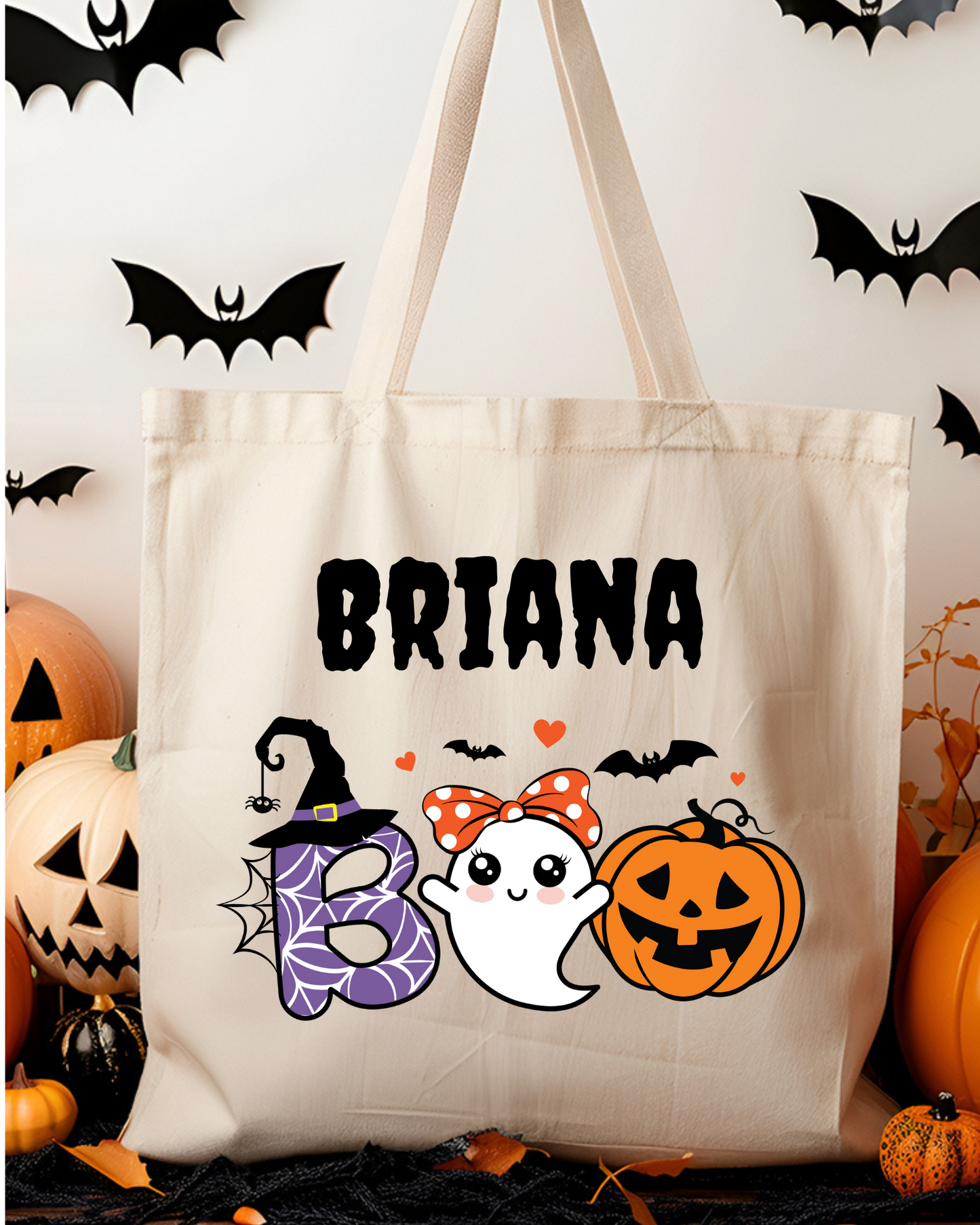 Personalized Halloween Tote