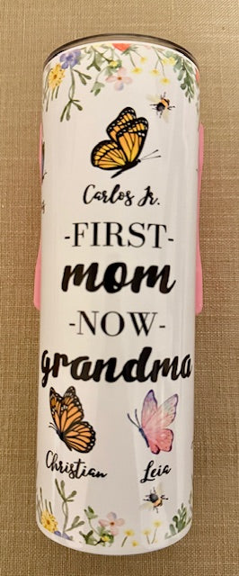 Spring Butterflies Customized Tumbler