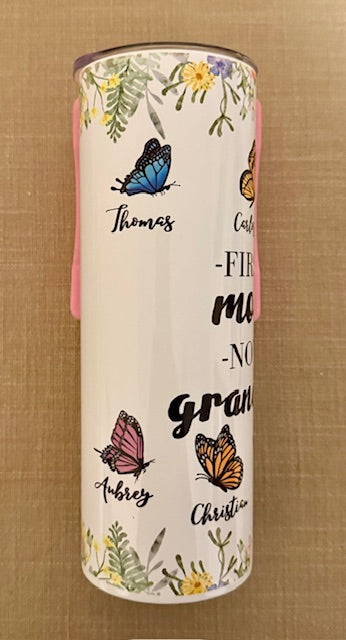Spring Butterflies Customized Tumbler
