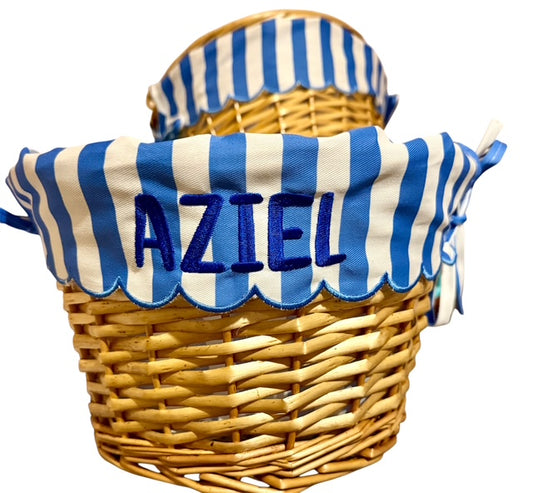 Striped Easter Baskets