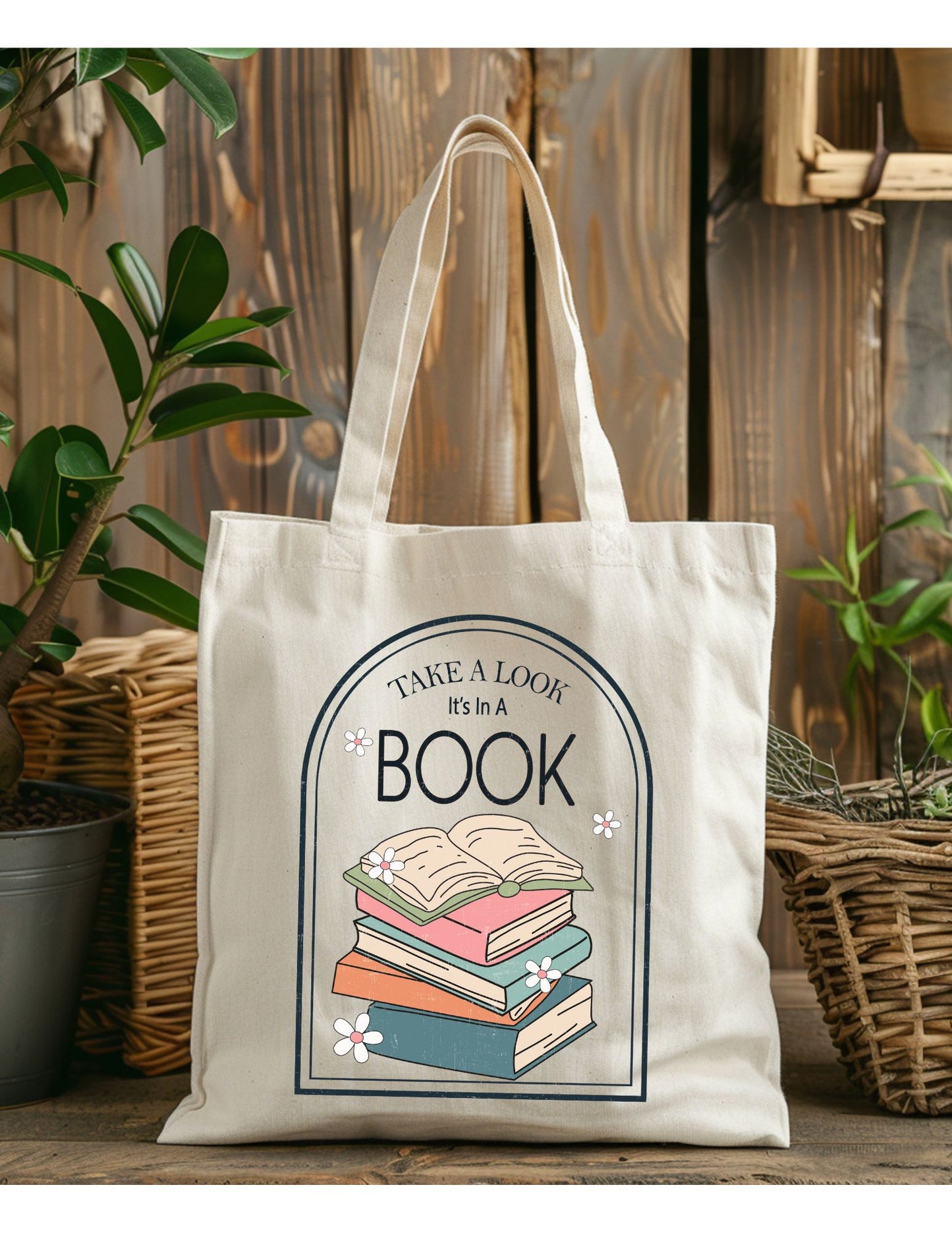 Take a Look Canvas Tote Bag